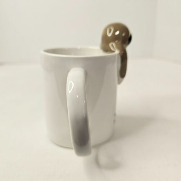 Decodyne Housewares White Mug I Will Do Absolutely Nothing 3D Sloth Coffee Cup - Picture 4 of 8